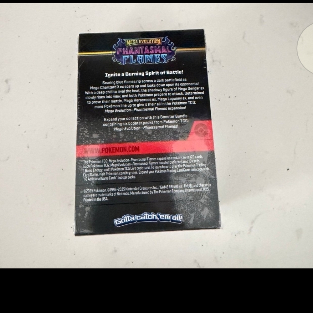 Pokemon Mega Evolution Phantasmal Flames Booster Bundle
